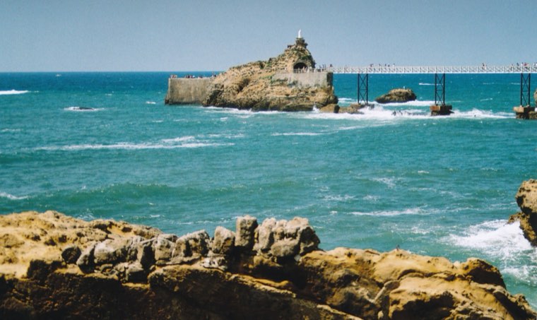 Rocher de la Vierge, Biarritz
